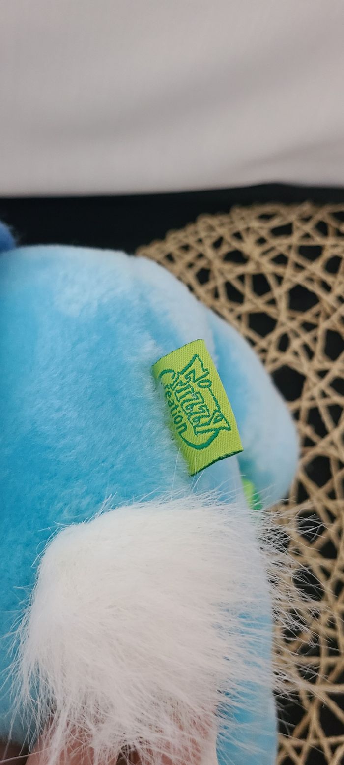 Peluche lapin Lapimax bleu Fizzy, Vintage - photo numéro 7