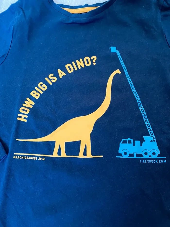 Tee shirt Dino Okaidi 6 ans - photo numéro 3