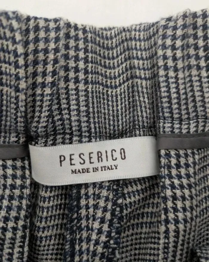 Pantalon à carreaux 100% lin - Peserico - taille 36 - photo numéro 5