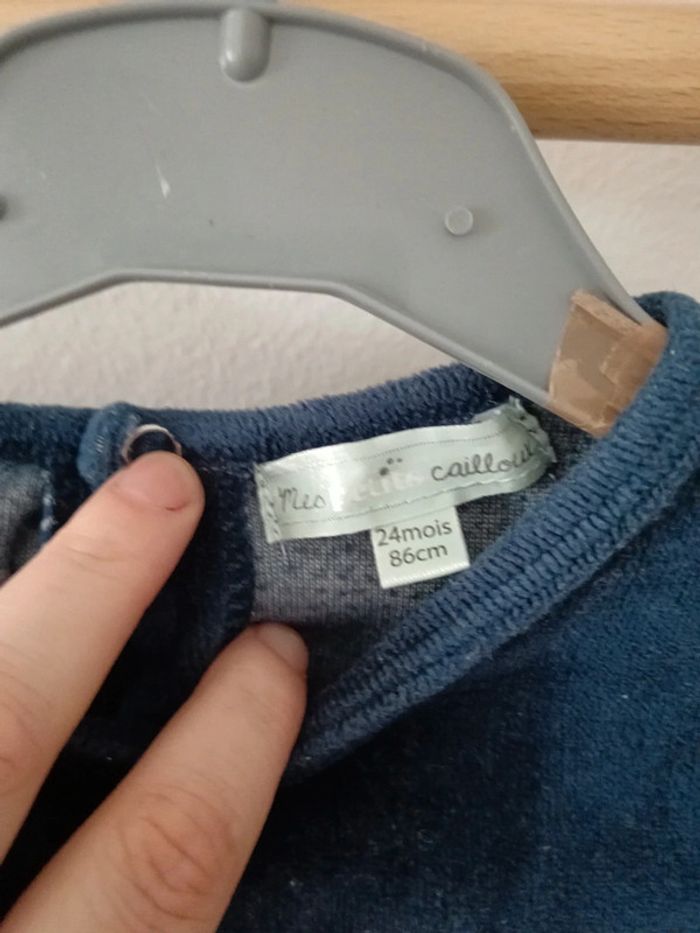 Pyjamas 2 pièces mes petit cailloux pingouin - photo numéro 5