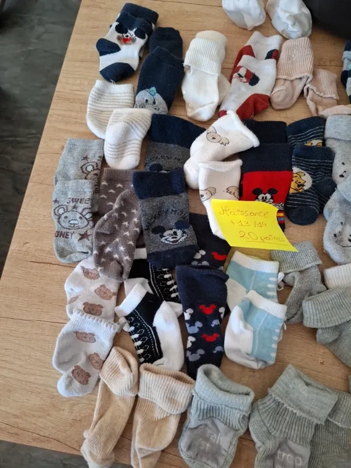 20 paires chaussettes naissance - photo numéro 2