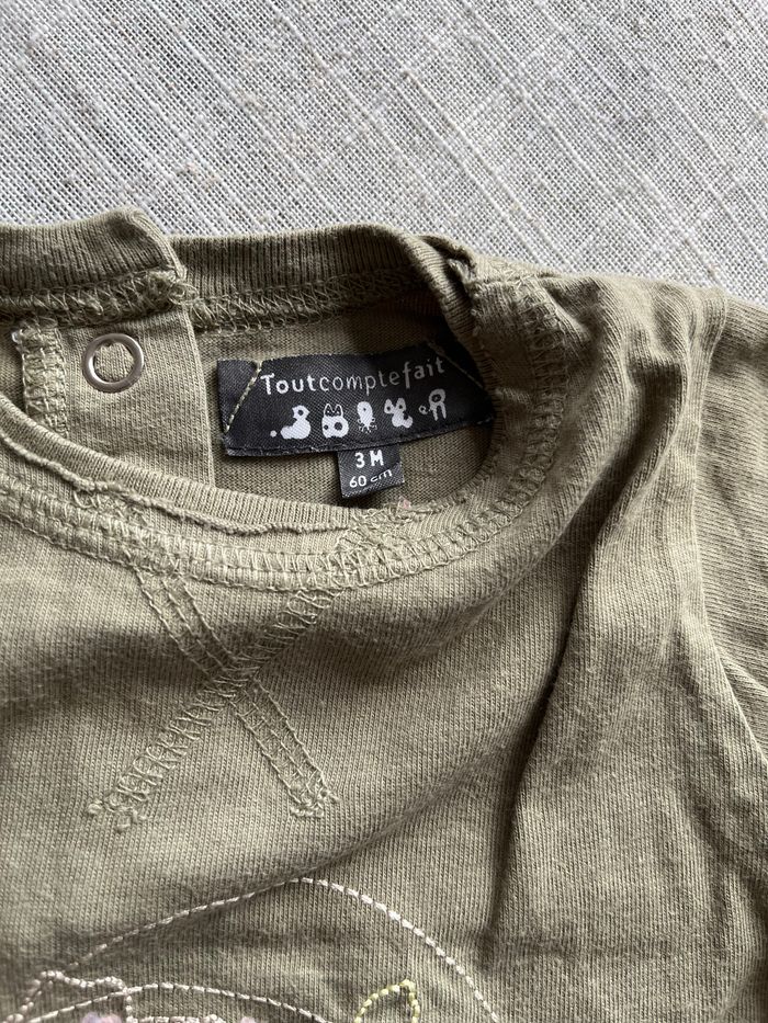 T-shirt Baby loves nature - photo numéro 3