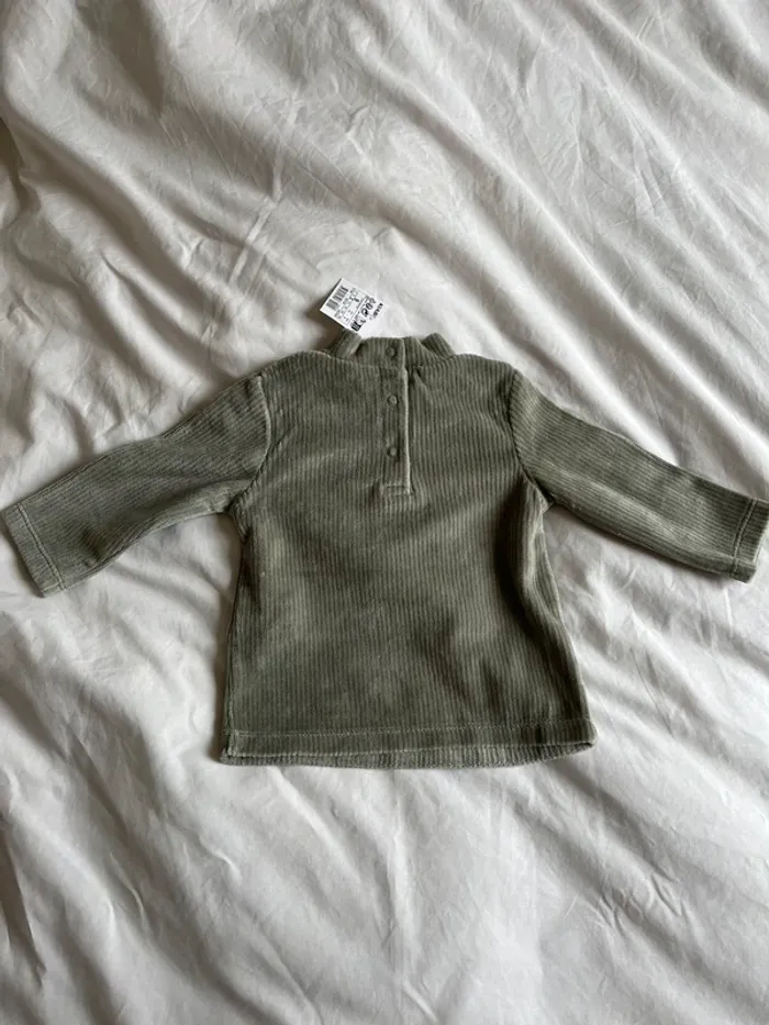 Top velours bébé Kiabi neuf avec étiquette - photo numéro 4