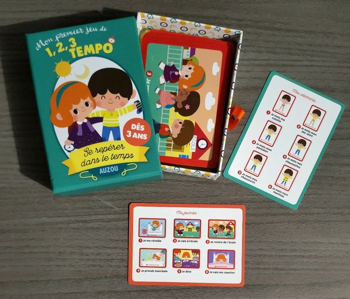 Jeu de cartes enfants 1 2 3 tempo - photo numéro 1