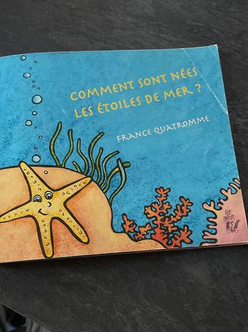 Livre jeunesse comment sont nées les étoiles de mer
