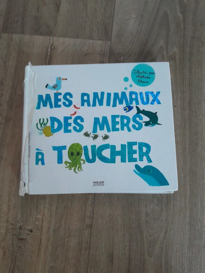 Livre mes animaux des mers à toucher 🌺 - photo numéro 2