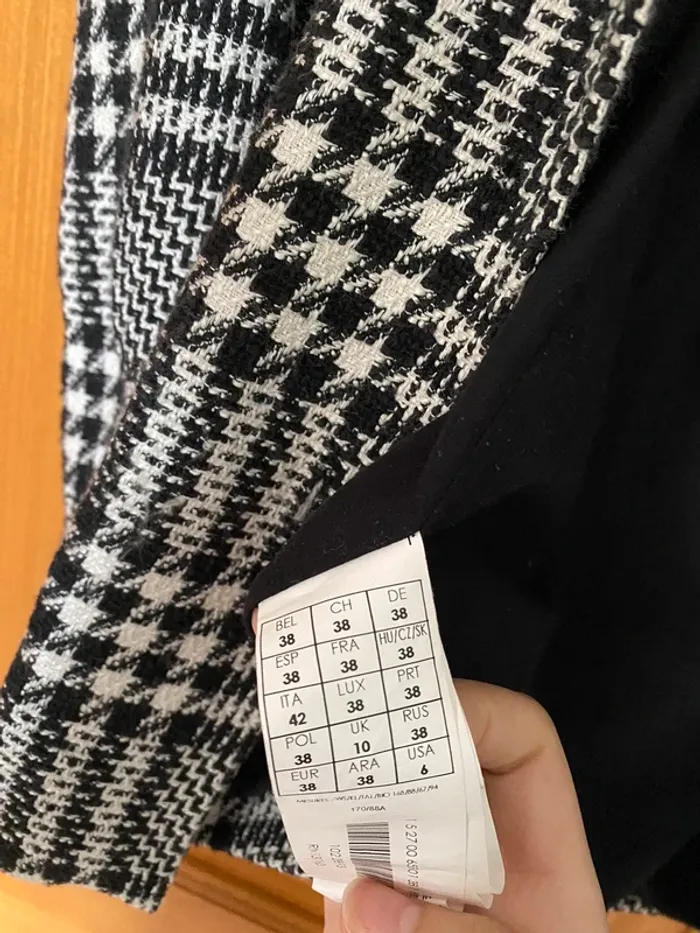 veste chemise promod à carreaux taille 38 neuve - photo numéro 3