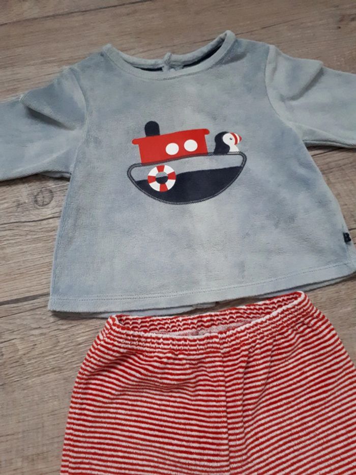 Pyjama 12 mois okaidi 2 pièces - photo numéro 2