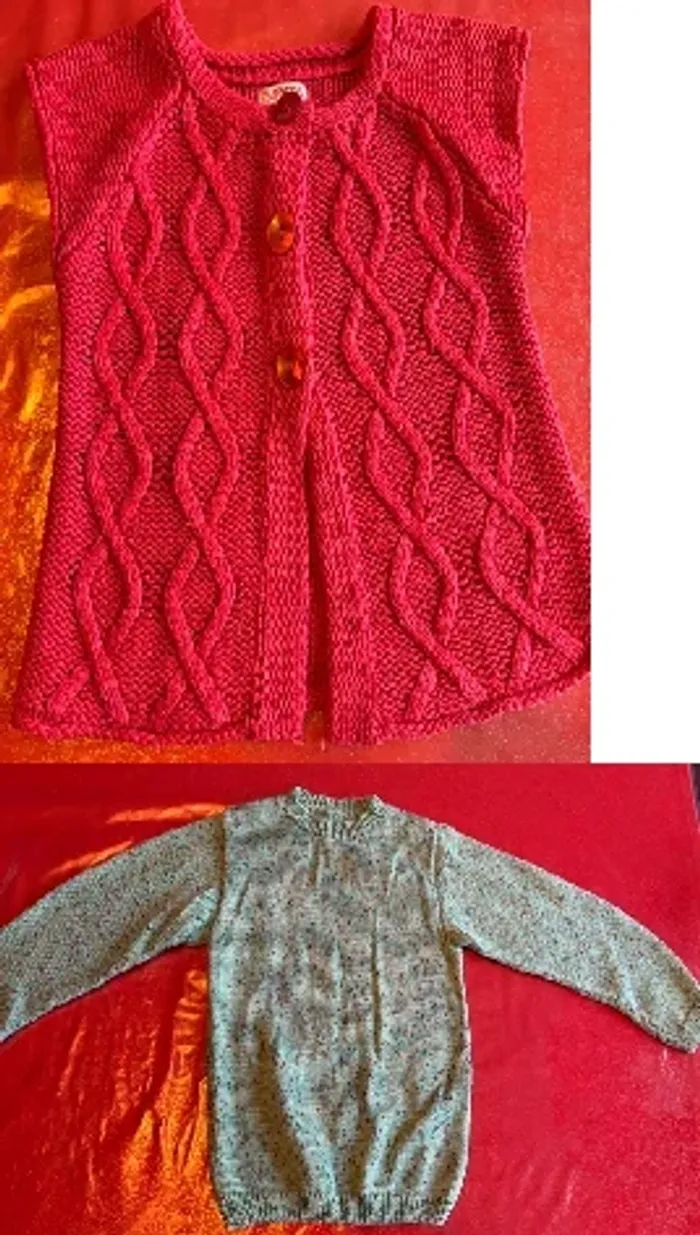 Lot pull et gilet 6 ans