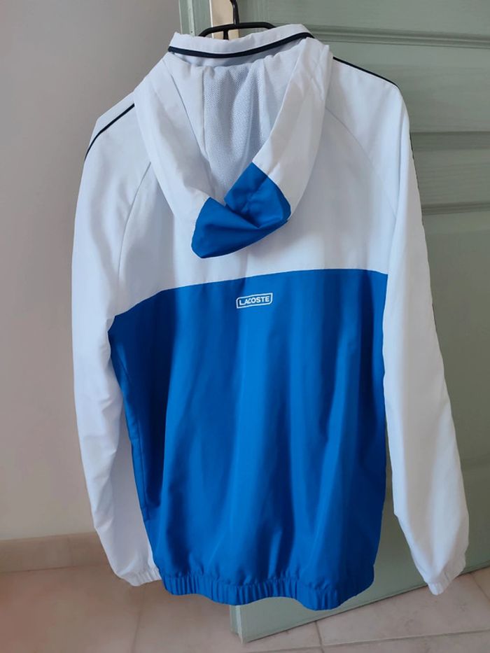 Ensemble de survêtement Tennis Lacoste SPORT bicolore à capuche - photo numéro 4