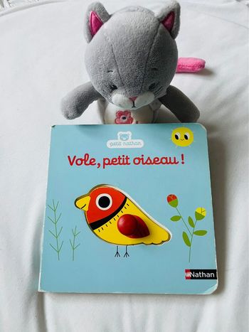 Livre puzzle Vole petit oiseau petit Nathan livre animé animaux oiseaux