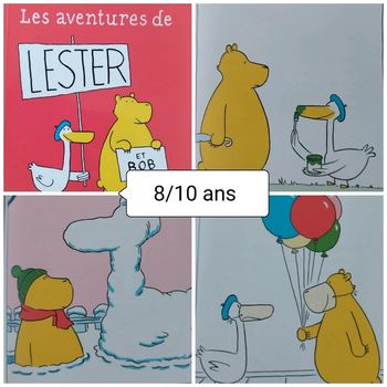 Livre enfant les aventures de Lester