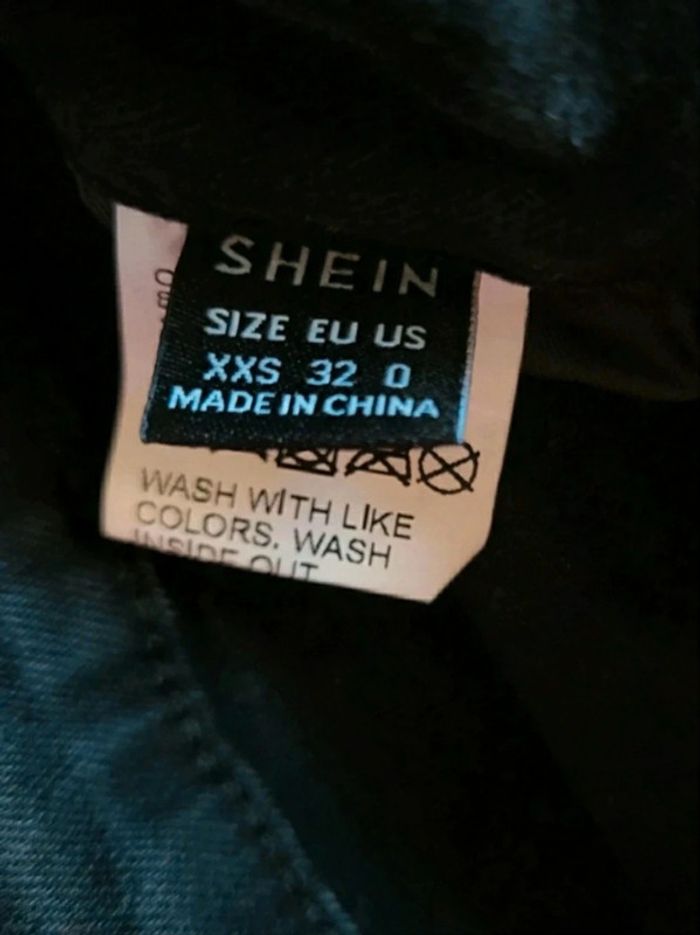 Jean slim noir taille haute XXS 32 - photo numéro 10