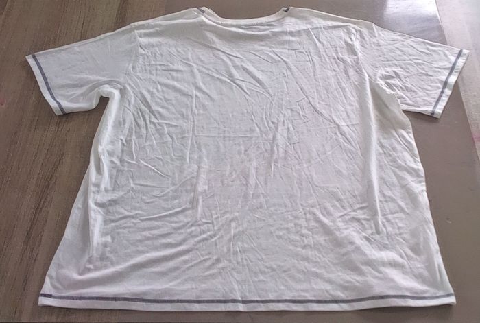 T-shirt manches courtes marque U collection taille XXXXL/4XL couleur blanc à motif pour homme - photo numéro 7