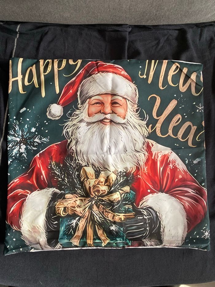 Lot de 4 taies d’oreiller Noël (45x45cm) - photo numéro 5