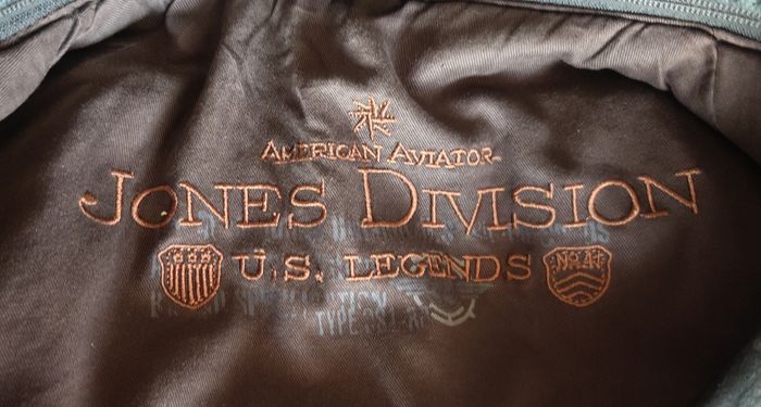 Manteau cuir marron American Aviator - Taille 50 - photo numéro 3