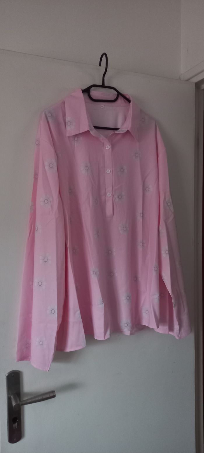 Blouse rose manches longues - photo numéro 3