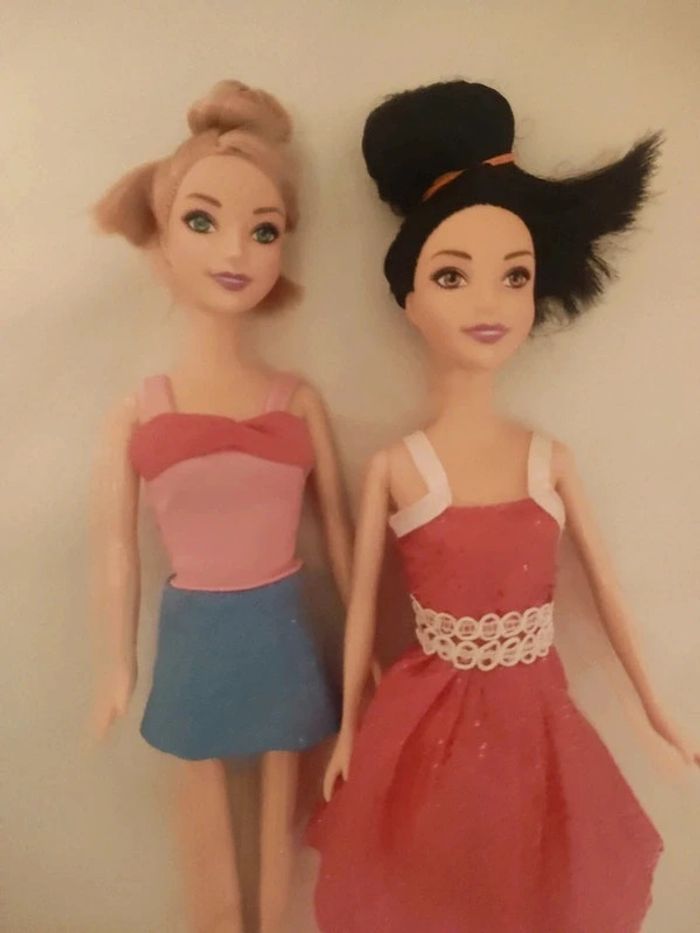 Lot clones barbie poupées