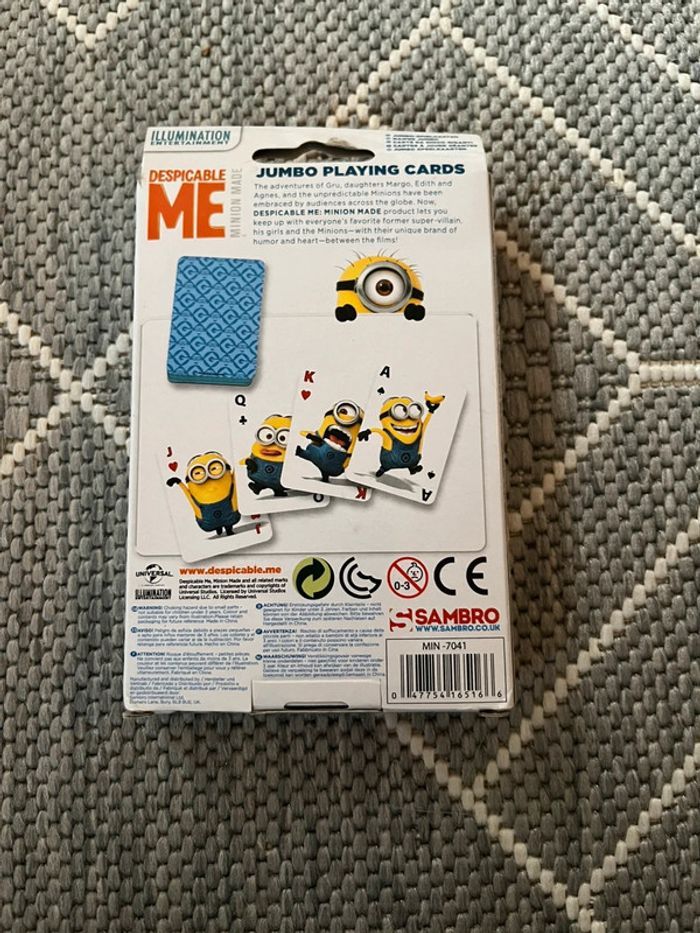 Carte de jeu Les minions - photo numéro 2