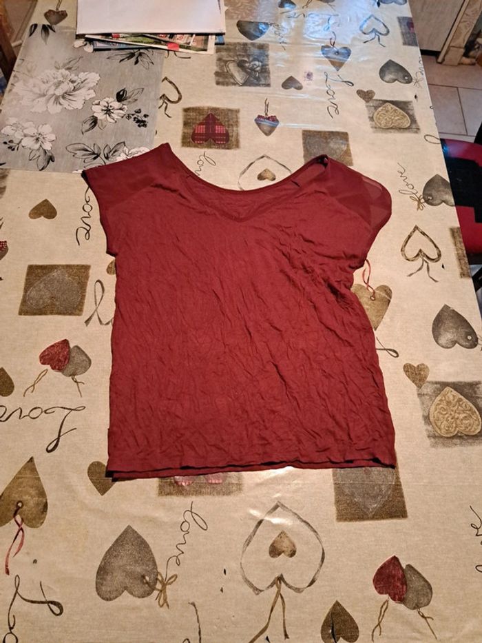 T-shirt femme taille 38 , cache cache - photo numéro 2
