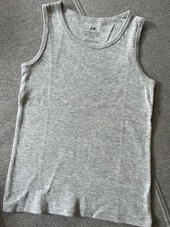Débardeur H&M gris 4/6 ans