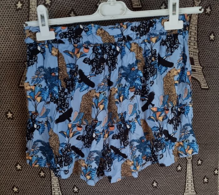 Short imprimé léopard 🐆 et toucan taille S - photo numéro 3