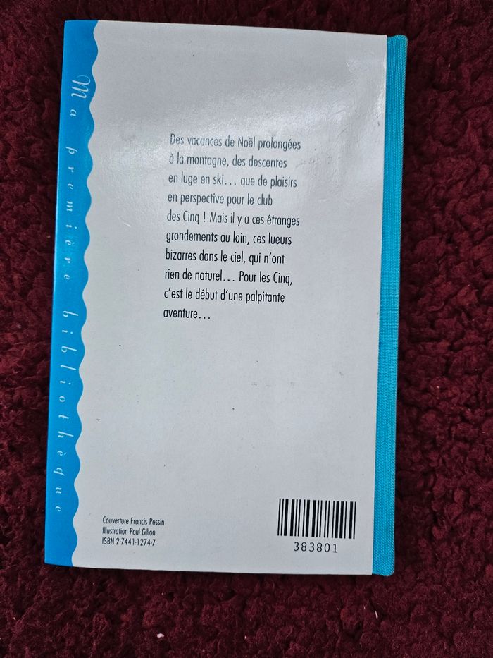 Livre le club des cinq aux sports d'hiver - photo numéro 2