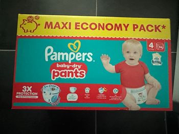 Carton Pampers Pants taille 4