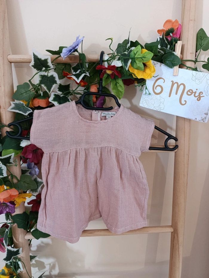 T-shirt manche courte léger 6mois - photo numéro 2