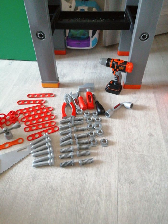 Etabli à outil smoby black et decker - photo numéro 3