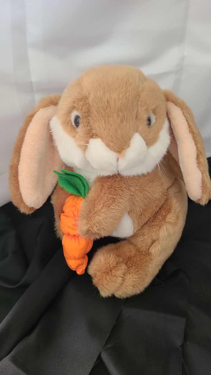 peluche lapin avec carotte - photo numéro 7