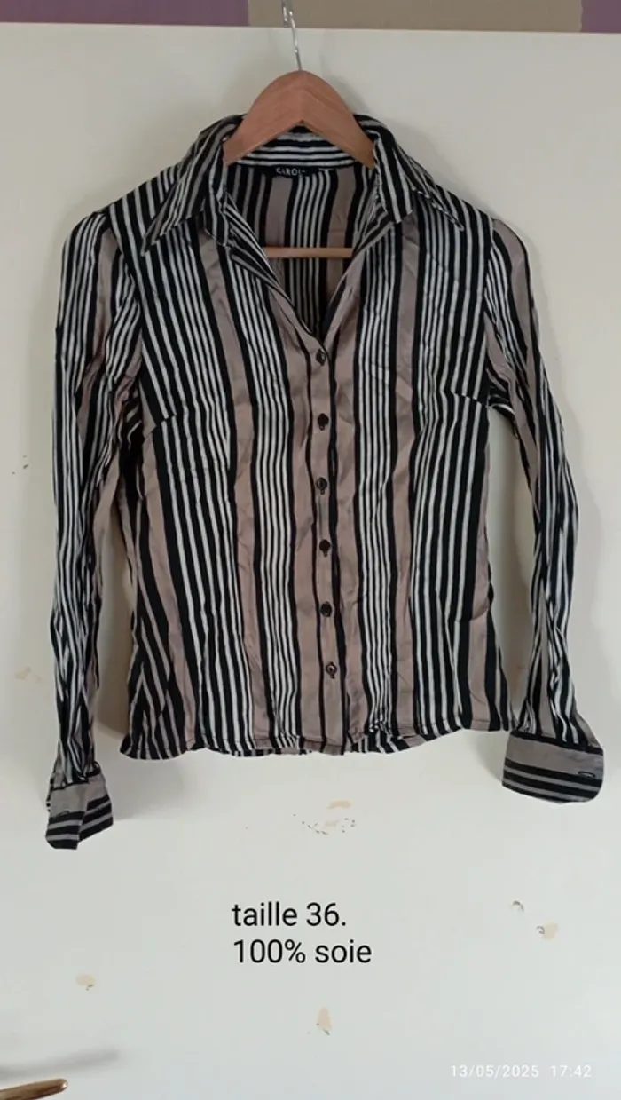 Chemise soie