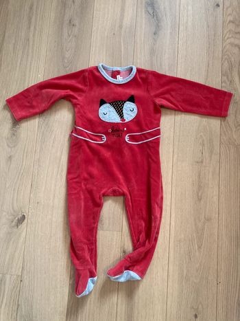 Pyjama velours 18 mois
