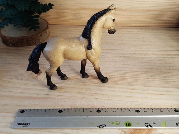 PAPO cheval beige et noir Figurine animal équidé - photo numéro 5