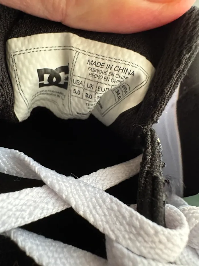 Baskets DC Shoes Trase Platform noire taille 36 neuves - photo numéro 6