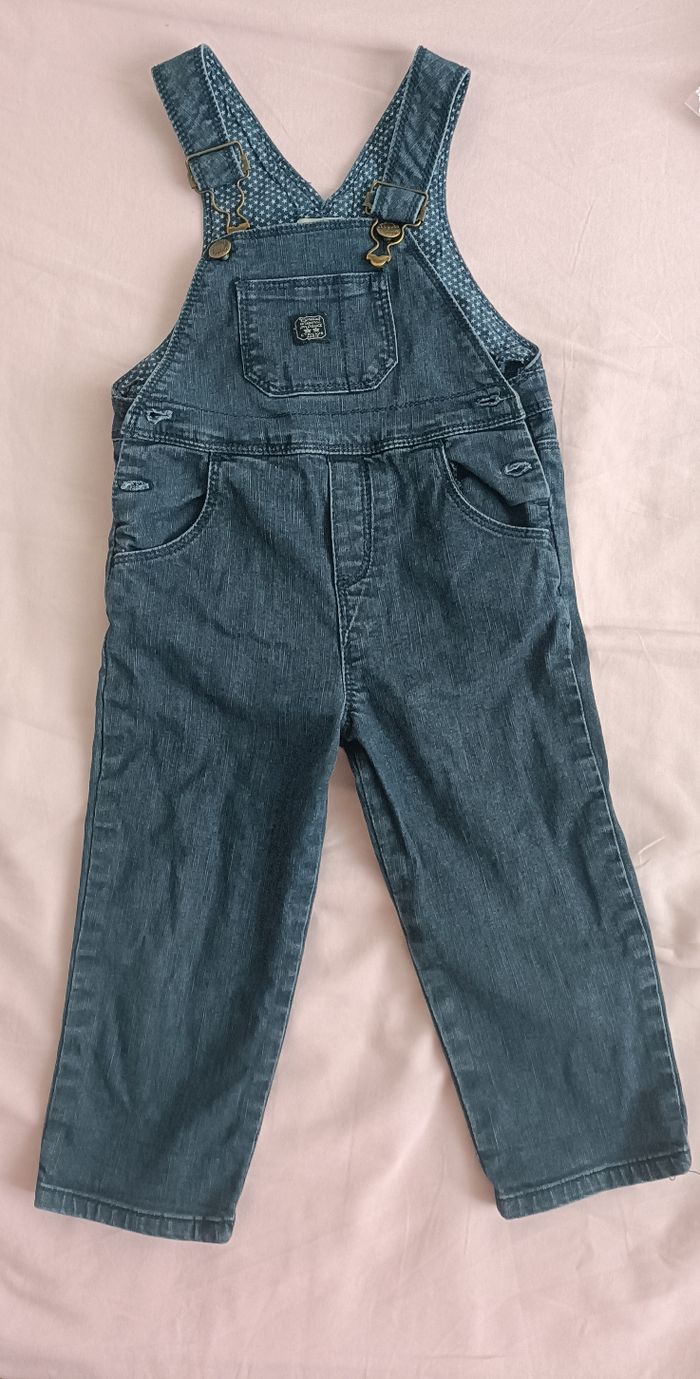 Salopette en jeans Cyrillus 24 mois