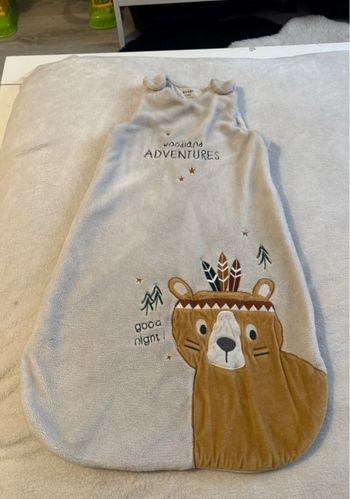 Gigoteuse velours hiver bébé 