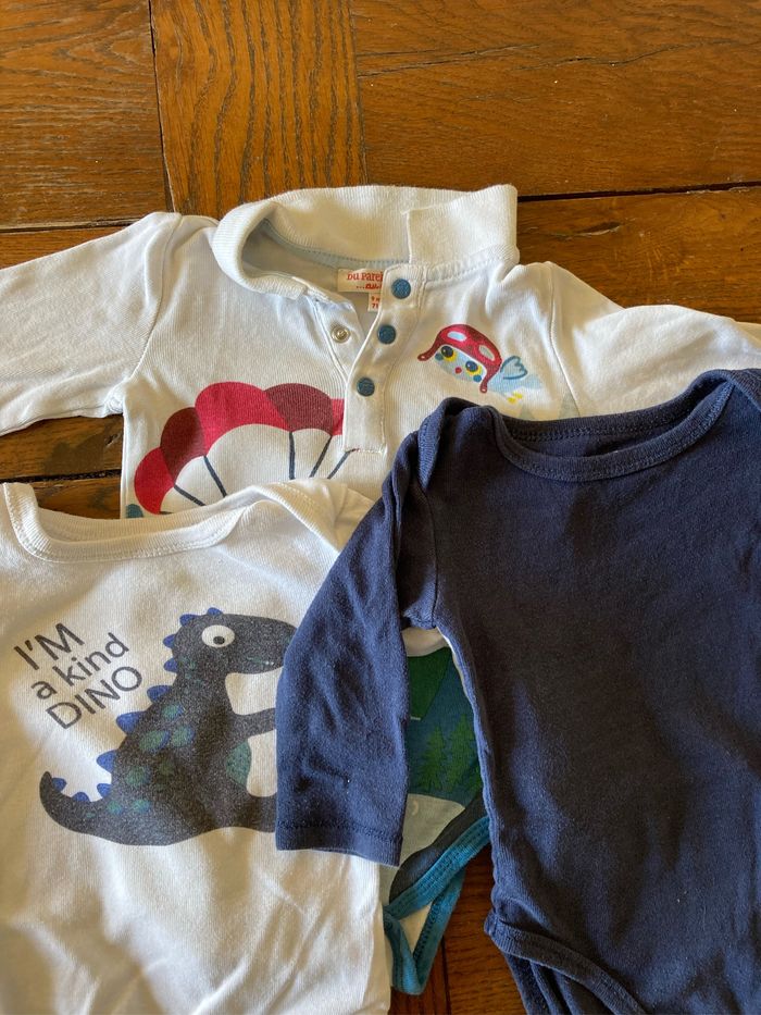 Lot bodies manches longues 9 mois