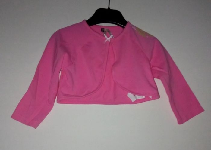 Boléro rose taille 9 mois orchestra