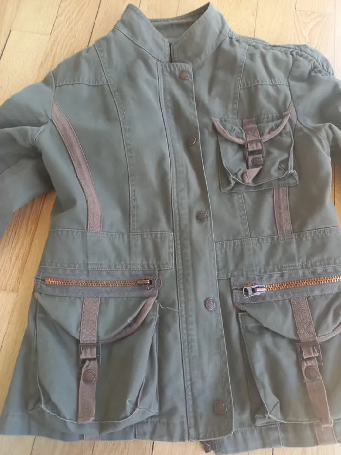 Blouson coton façon jean - photo numéro 3