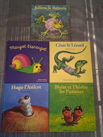 Lot de 5 livres les petites betes