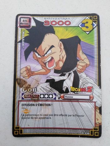 Carte cob 3000, collection dragon ball z, manga,  D335
