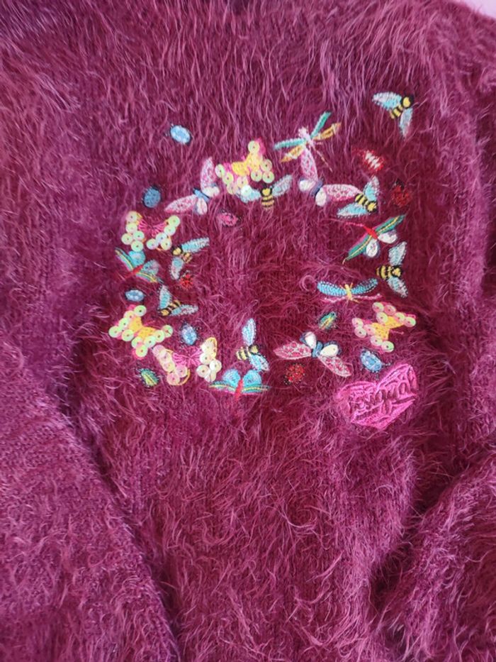 Pull chaud papillons, abeilles et coccinelles Desigual - photo numéro 4
