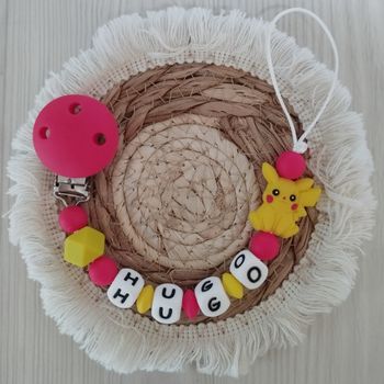 Attache tétine personnalisée