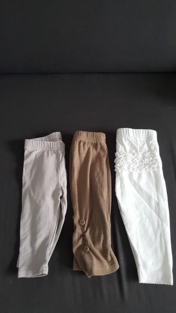 Lot legging fille T.3M