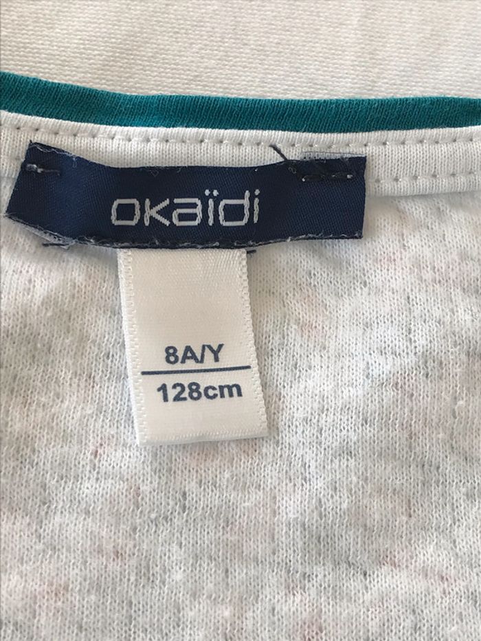 Veste maille quiltée imprimé feuillage fille - photo numéro 4