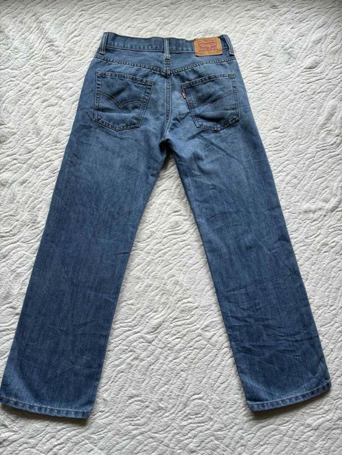 Jean Levi’s femme 550 Relaxed Fit W27 L27 S/36 bleu large ample mi taille - taille haute - photo numéro 11