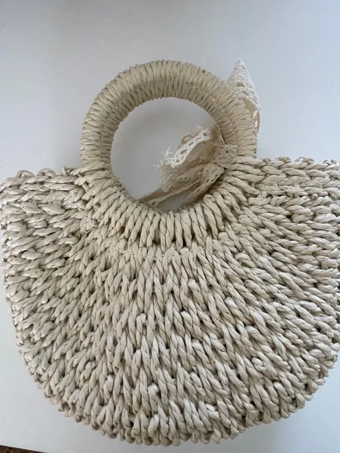 Petit sac en osier - photo numéro 3
