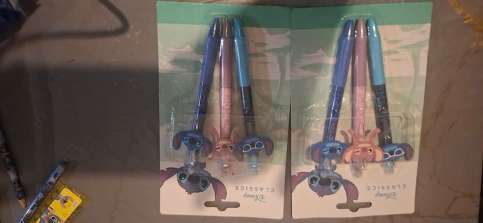 Lot stylos stitch - photo numéro 3