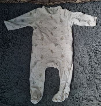 Grenouillère à motifs 12mois